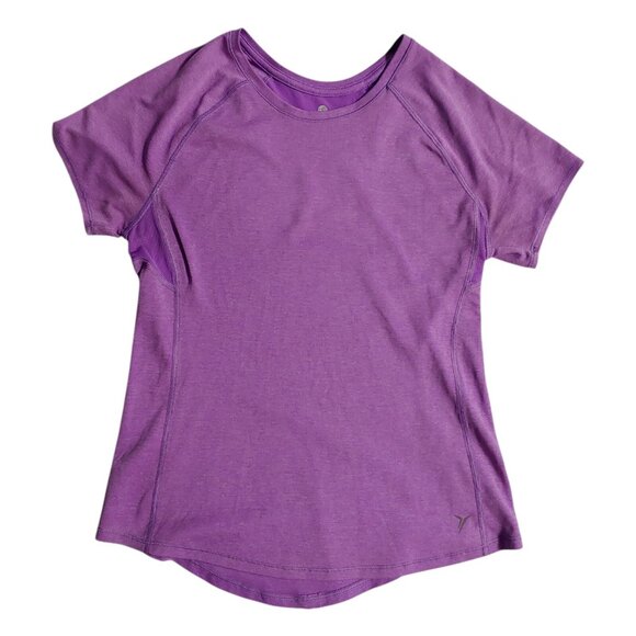 Old Navy Tops - Old Navy Active Top Women’s Size Small Purple Semi Fitted Short Sleeve Shirt